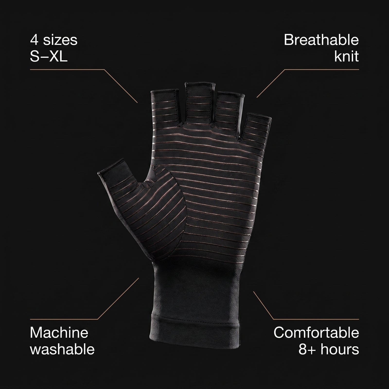 CopperEase™ Compression Gloves