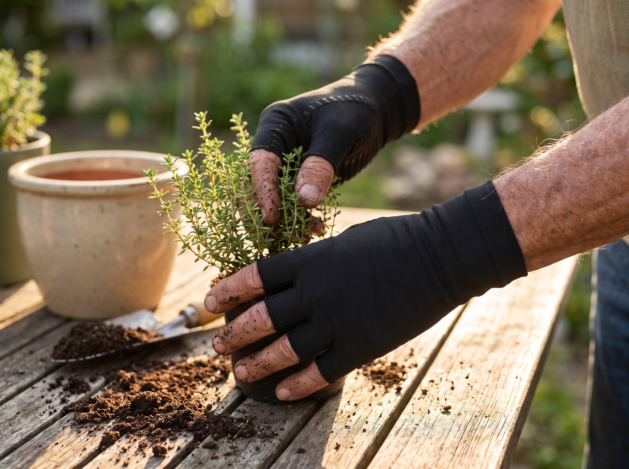 Keep your hands in the game.