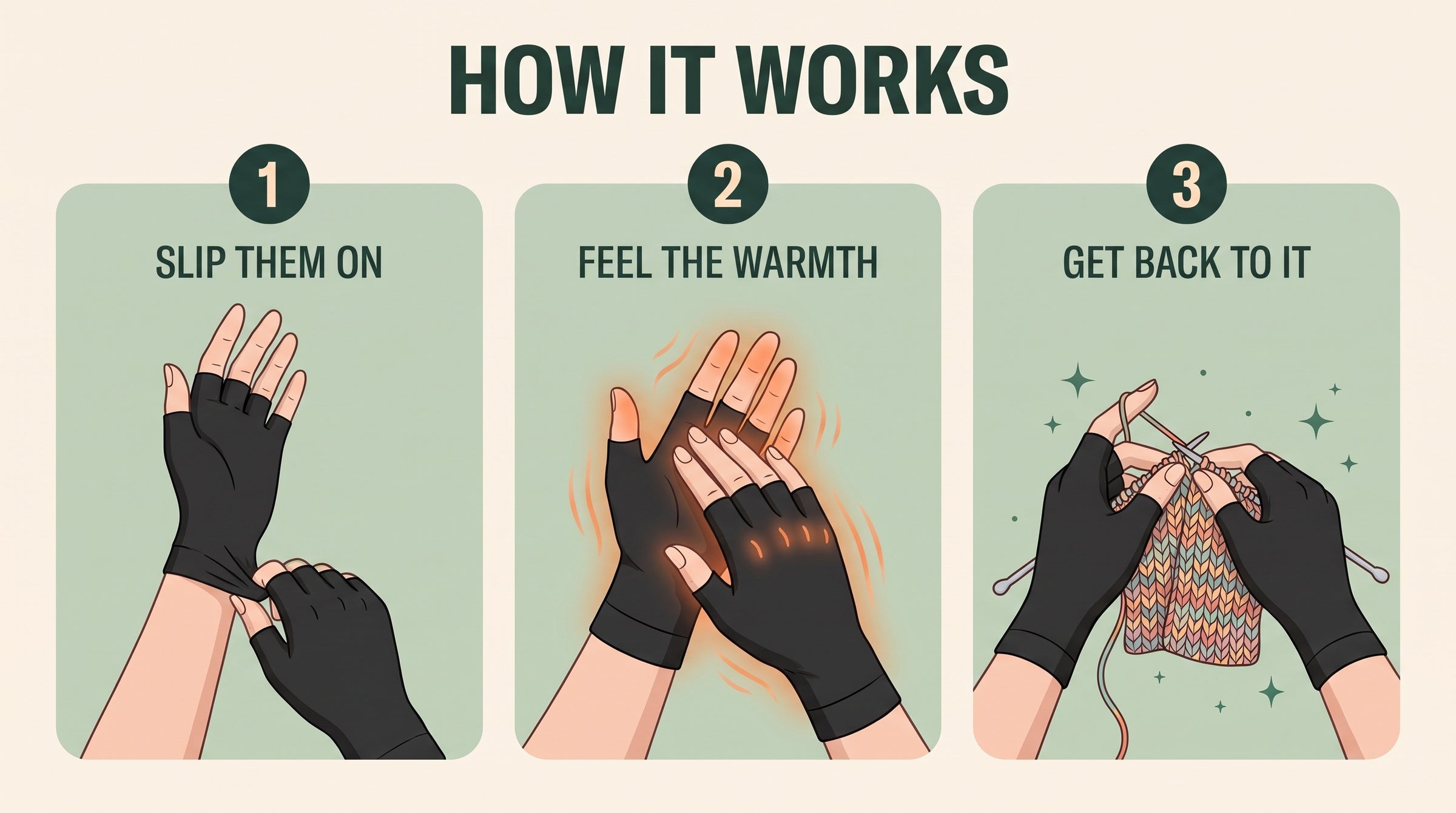 Relief in three moves
