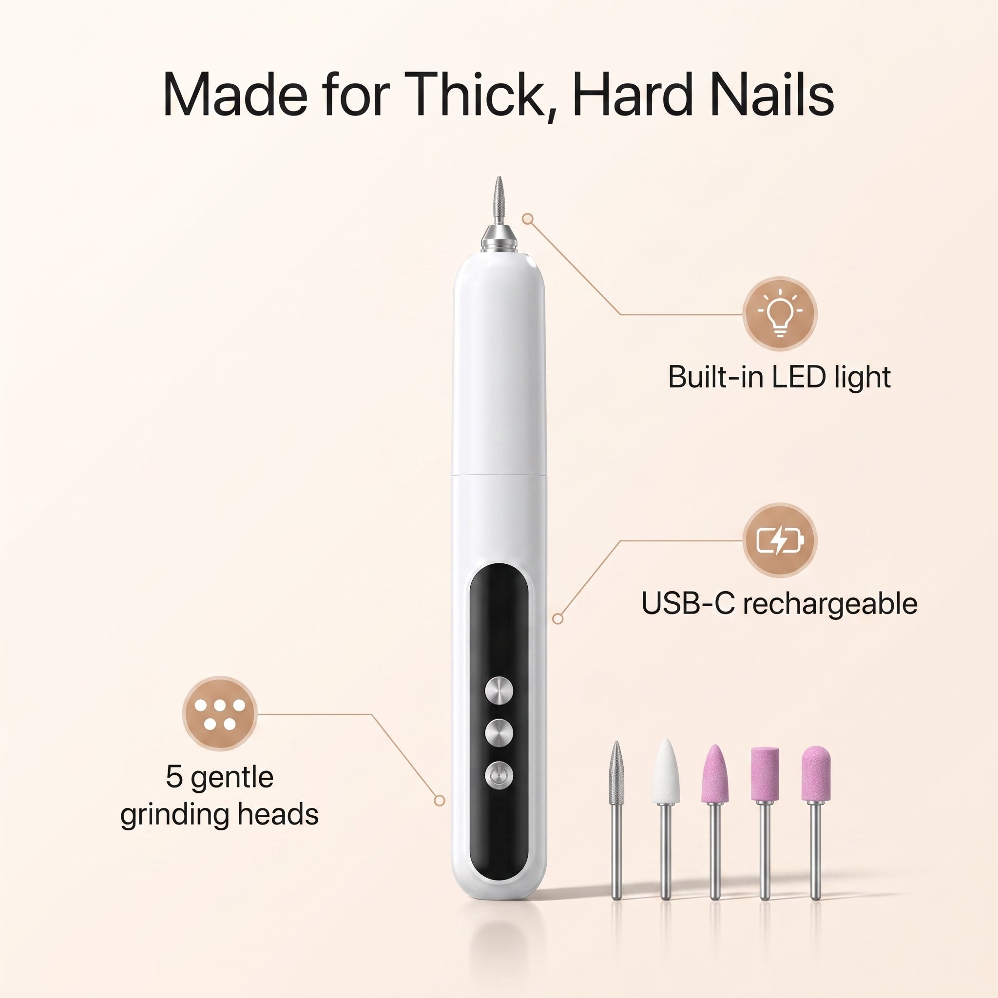 SmoothPro™ Electric Nail File