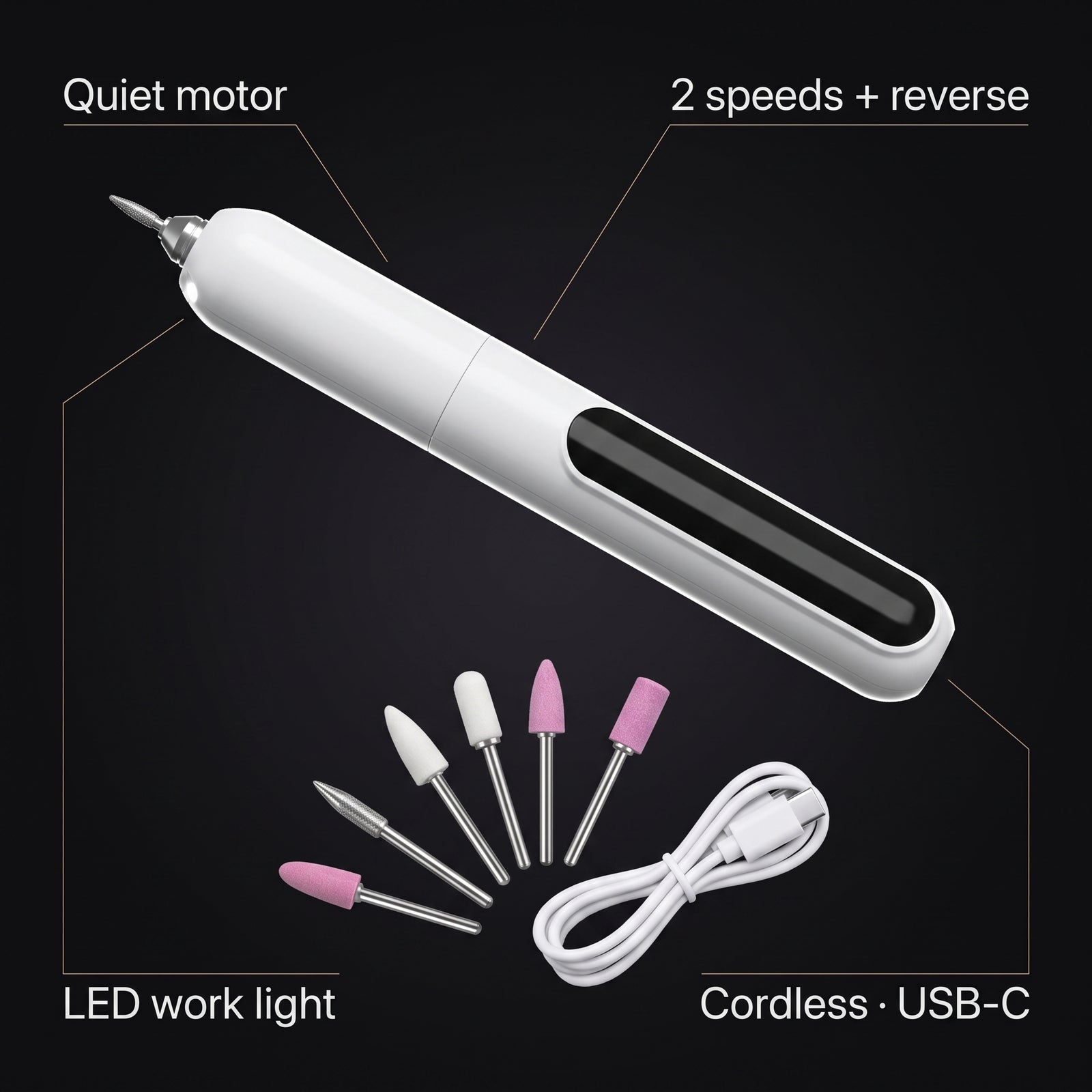 SmoothPro™ Electric Nail File