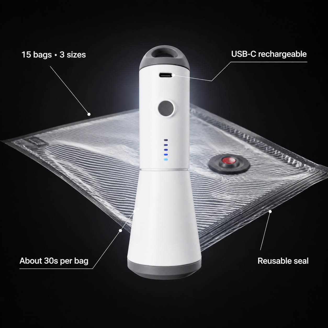 ShrinkSpace™ Travel Vacuum Bags